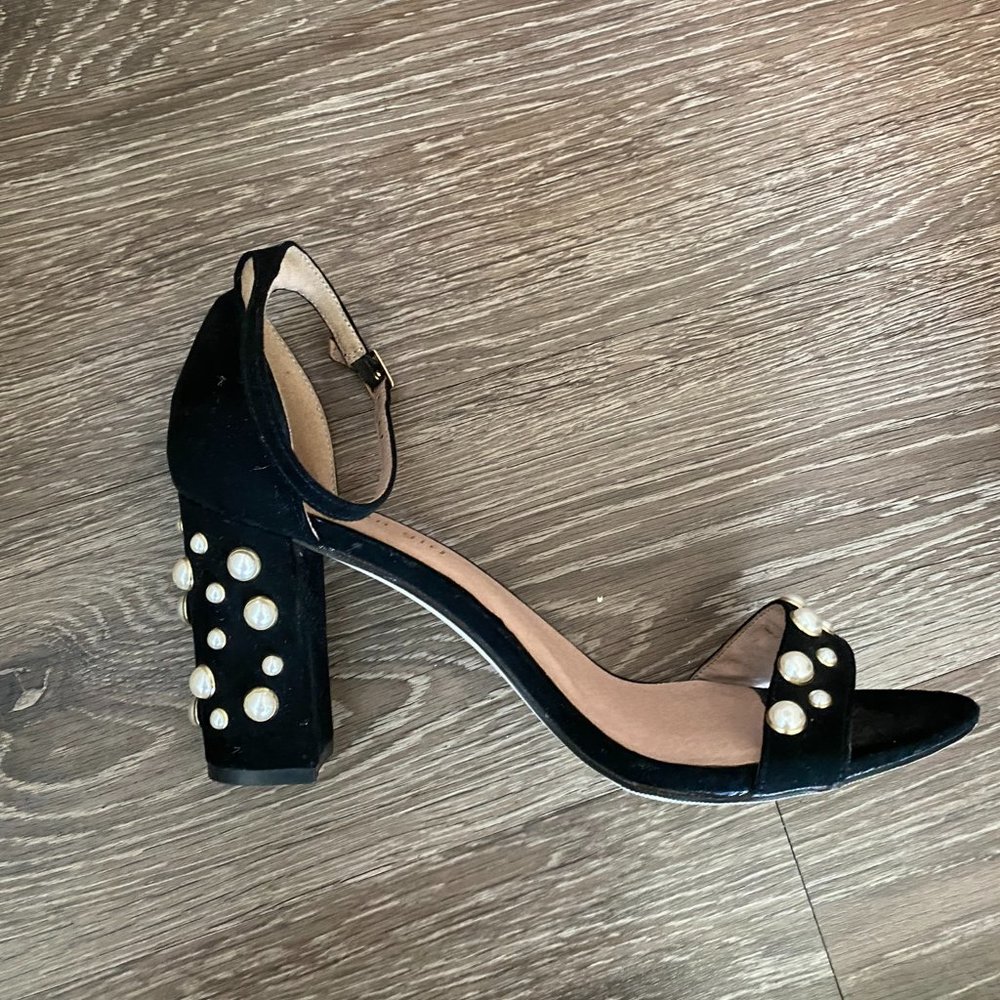 Madden Girl Pearl + Black Heels